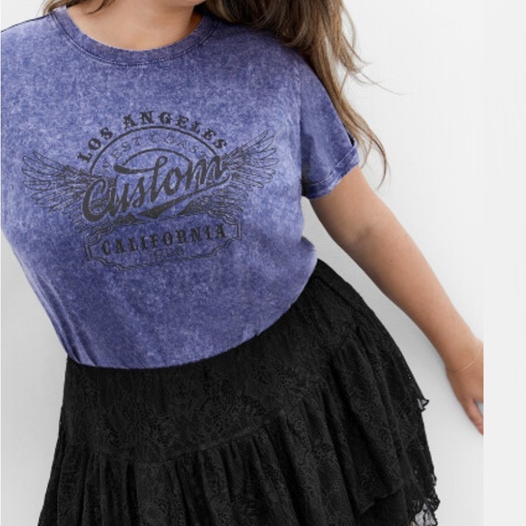 City Chic Layla Skort - Black Lace - NWT (Size 14) - Picture 3 of 4